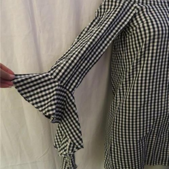 DANCE & MARVEL BLACK/WHITE CHECKED GINGHAM DRESS S - Picture 6 of 8